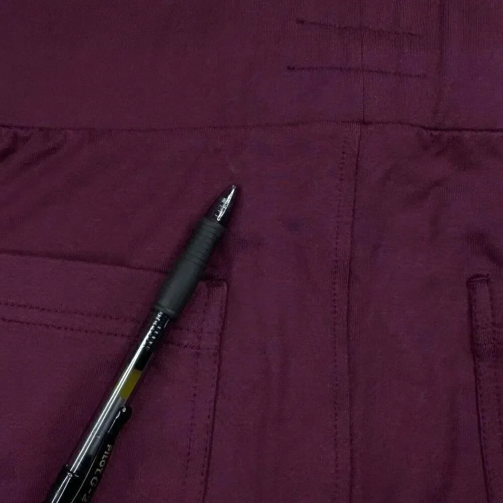 True Religion Contrast Stripe Lounge Pants Purple Maroon